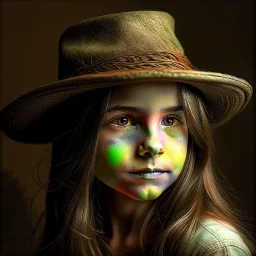 girl with a hat