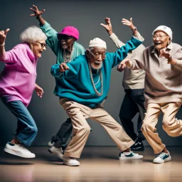 old people dancing hip hop