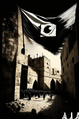 Al Quds, Black flag