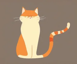 cat isolated illustration