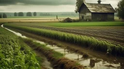 Farm aesthetics are a childhood inspiration, now washed-up and Pensive and crops as far as the eye can see, folklore is the rain of a hundred days.