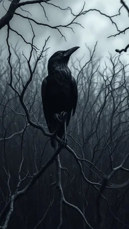 A crow black vein, human veins, mixing together a lot of them, like a forest, big and small veins a lot of them,