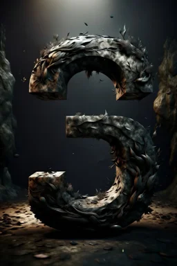 Word title "13 number" etheral, mystic, high realistic, cinematic, dark fantasy