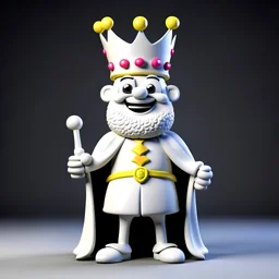 King cheerful 3D