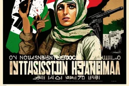 poster for palestine resistance