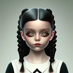 wednesday addams rolünde oynayan jenna ortega