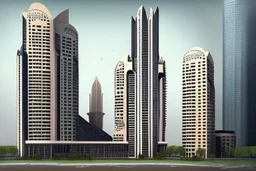 Unique building design for central bank of India. Make it world's tallest building