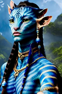 Avatar the way of water starring Ariana Grande high quality detailed