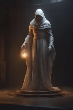 transparent Ghost. full body shot. fantasy setting, Cinematic lighting, Volumetric lighting, Epic composition, Photorealism, Very high detail, Character design, Unreal Engine, Octane render, HDR, Subsurface scattering, fantasy art,