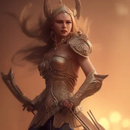 badass female goddess of war, very beautiful figure,tilt shift blur, wearing, feminine, detailed,armor,object shadow,extraordinary, sharp focus,macro lens,intricate filigree metal design, full body portrait, cinematic, unreal engine 5, 8k, hyper realistic. Volumetric lighting, unreal engine 5 ,hyper elegant,hyperphotorealistic, epic composition,cinematic lighting, hyperphotomaximalist, masterpiece,epic composition, ,Glim lighting