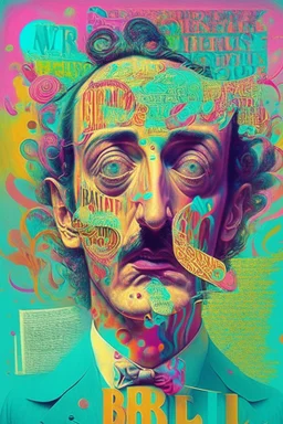 Lawyer. Words are free, it's how you use them that may cost you; Pop Art; Surrealism; Salvador Dali, Alex Pardee, Insanely Detailed; Intricate; Award-Winning; Bright Pastels