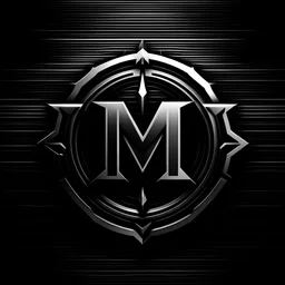 M& T word using best gaming clan logo BLACK AND , IMPROVE LOGO