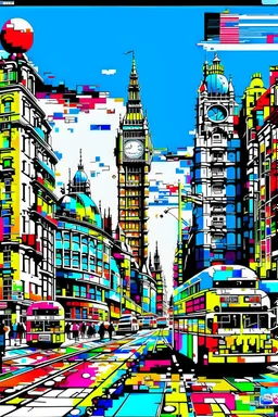 pop art pixels 10000 images london