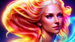 Lexica Aperture v2 Hyper detailed ultra sharp, trending on artstation, vibrant aesthetic, smiling blonde ethereal subtle (((smiling)))+++ luminous heavenly goddess, angel, extra-terestrial, colorful, psychedelic, ornate, intricate, digital painting, concept art, smooth, sharp focus, illustration, not human anthropomorphic alien cyborg, art by artgerm and greg rutkowski and h. r. giger, louis royo, salvador dali, 8 k, unreal engine 4