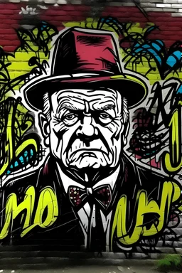 Arte de grafite escrito Tio Rod
