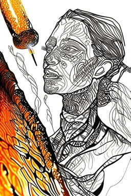 a fluidity that is freeing beyond description; , Golden Hour; Iridescent; Controversial; Supremely Detailed; Stupendous