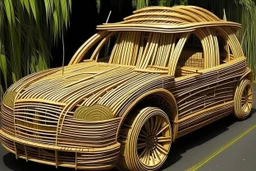 bamboo designs car