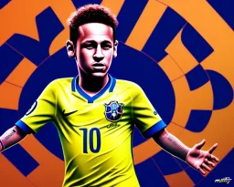 neymar as a child, 3d art, 8k resolution