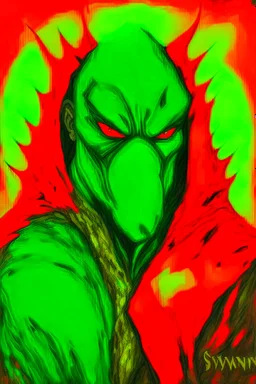 Spawn as painted by Van Gogh