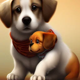 Cute dog 3D