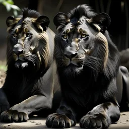 black lions