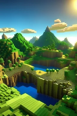 Minecraft Animated landscape