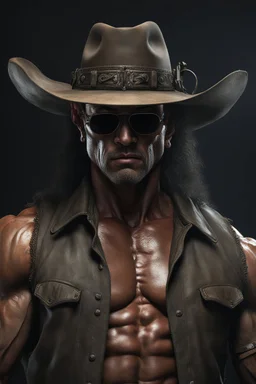 Full Color - Extremely muscular Jose Wales the Terminator, in the style of 18-year-old Chinese cowboy, Boris Vallejo, Frank Frazetta, Grasshopper, 4k, 8k, 16k, 32k. 100k UHD, ultra hyper resolution, extremely detailed, hyper-realistic, photorealistic, Realism Engine, EpicPhotoGasm, Realistic Vision V51, Realistic Stock Photo, ProtoVision, Realism Engine, RealVis XL, Zavy Chroma XL, RealVisXL v4, Realistic Vision V5.1, AbsoluteReality v1.8.1, 100k Super UHD