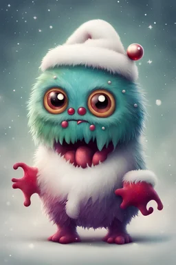 christmas cute monster