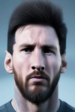 Lionel Messi, head and shoulders portrait, head and shoulders portrait, 8k resolution concept art portrait by Greg Rutkowski,