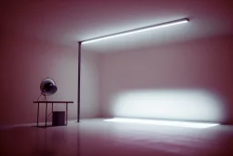 clean minimal modern museum space, tube form, realistic image. studio photo, unreal engine 5, soft color, 16 bit, god lights, ray tracing, RTX, lumen lighting, ultra detail, volumetric lighting, 3d, finely drawn, hd.