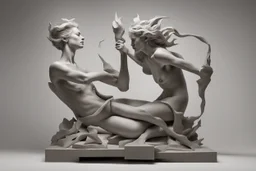 sculpture is an unusual fantasy