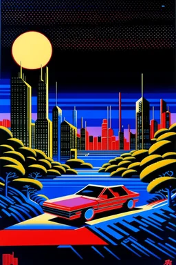 sacrifice in the style of Hiroshi Nagai