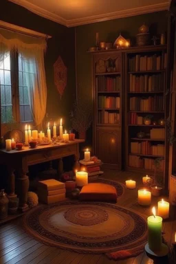 75. A MAGICAL MAGIC ROOM WITH CANDLES