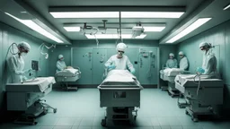 A horror-style operating room