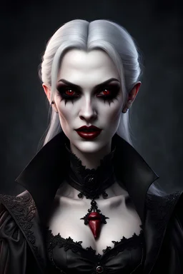 gothic vampire realistic korzetwoman character