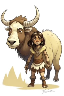 minotaur girl inuit brown