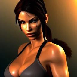 lust filled lara croft eyeing me