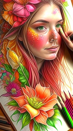 love, art, drawing, very realistic, detailed, vibrant colors.