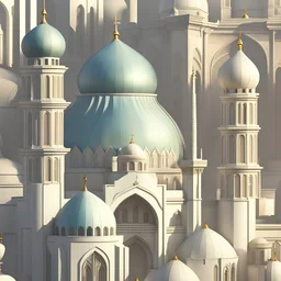 A building that is a church and a mosque at the same time, Realistc graphics