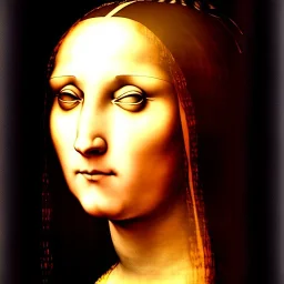 portrait of a woman leonardo da vinci style