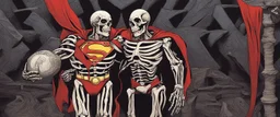 skeleton superman boxer