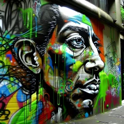 Street Graffiti Art.
