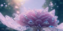 crystal subtle flower in a galactic ambiance beautiful fairy, transparent, delicate colors, in the foreground, full of details, smooth，soft light atmosphere, light effect，vaporwave colorful, concept art, smooth, extremely sharp detail, finely tuned detail, ultra high definition, 8 k, unreal engine 5, ultra sharp focus