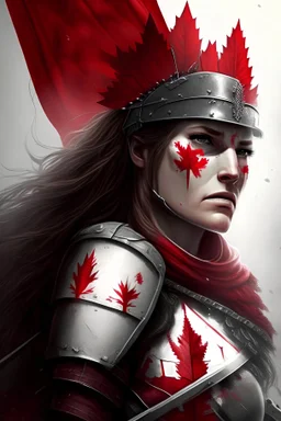 Canada as Female warrior