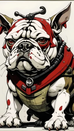 Bulldog by jamie hewlett
