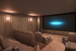 a dedicated home cinema room