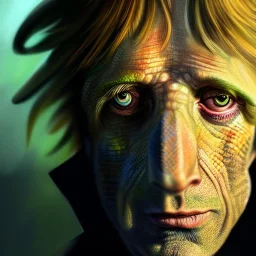 ultra detailed portrait of The Lizard (Rhys Ifans), extremely detailed digital painting, extremely detailed face,crystal clear eyes, in the style of robert e howard and pablo oliveira and Ken Kelley and Keith Parkinson ,mystical colors,perfectly centered image, perfect composition, rim light, beautiful lighting,8k, stunning scene, raytracing