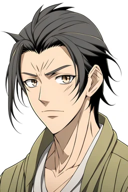 Nama karakter utama: Ryo Deskripsi fisik: Ryo memiliki postur tubuh yang tinggi dan kekar dengan rambut hitam yang diikat ke belakang. Dia sering terlihat dengan senyum licik di wajahnya. Sifat dan kepribadian: Ryo adalah seorang yang lucu dan cerdik, namun juga tegas dan licik. Dia memiliki kemampuan untuk membaca situasi dengan cepat dan menemukan kelemahan lawannya. Ketika orang yang disayanginya dihina, Ryo menjadi sangat serius dan akan melakukan segala cara untuk membalas dendam. Dia juga