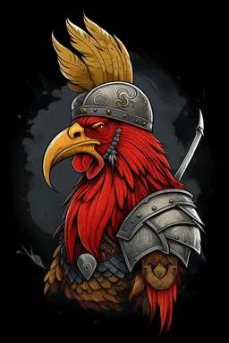 Rooster viking