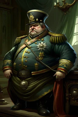 fat military general fantasy victorian